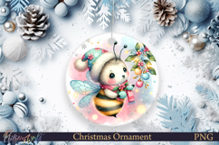 Christmas Ornament | Cute Animal | Winter Bee PNG Product Image 1