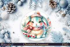 Christmas Ornament | Cute Animal | Winter Hare Product Image 1