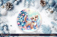 Christmas Ornament | Winter | Holiday leopard Product Image 1