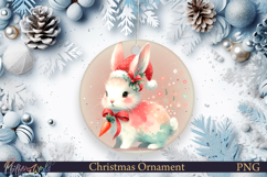 Christmas Ornament | Winter | Holiday rabbit Product Image 1
