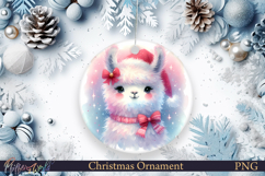 Christmas Ornament | Cute Animal | Holiday alpaca | Farm Product Image 1