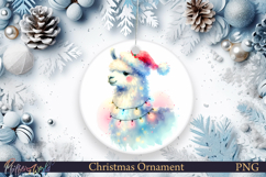 Christmas Ornament | Cute Animal | Holiday llama| Farm Product Image 1