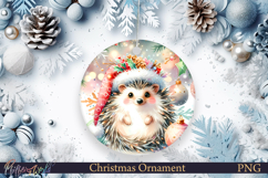 Christmas Ornament | Cute Animal | Funny hedgehog Product Image 1