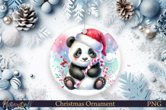 Christmas Ornament | Winter | Holiday panda Product Image 1