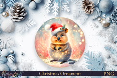 Christmas Ornament | Winter | Holiday wombat Product Image 1