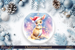 Christmas Ornament | Cute Animal | Holiday kangaroo Product Image 1