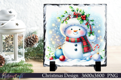 Christmas Design | Winter Slate | Snowman | Holiday Product Image 1