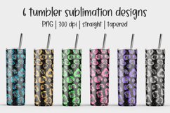 Colorful GlitterLeopard 20oz Trend tumbler sublimation PNG Product Image 1