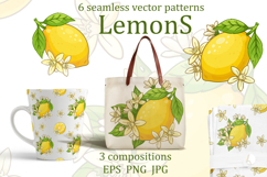 Lemon Blossom Vector Set Product Image 1