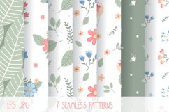 Floral digital paper Product Image 1