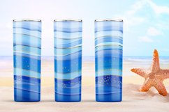 Sea vibes Tumbler Wraps Sublimation. 20 oz, PNG. Product Image 3