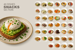 A set of 800 food images and 20 icons Product Image 15
