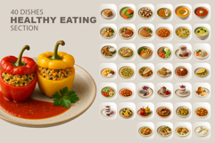 A set of 800 food images and 20 icons Product Image 17
