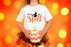 Come in for a spell quote SVG file, Halloween PNG. Product Image 3