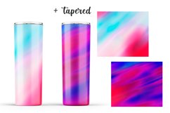 Abstract gradient aura tumbler wraps Sublimation. 20 oz, PNG Product Image 2