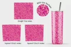 Pink Gold Glitter 20 oz skinny tumbler sublimation png Product Image 6