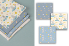 Polar Bear Digital Paper, Watercolor Product Image 2