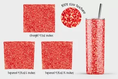 Red Blue Glitter 20 oz skinny tumbler sublimation design png Product Image 6