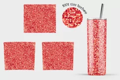 Red Blue Glitter 20 oz skinny tumbler sublimation design png Product Image 7