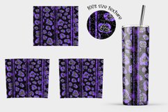 Purple Glitter Leopard 20oz Trend bright tumbler sublimation Product Image 3