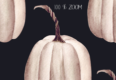 Watercolor Pumpkin Seamless pattern. Digital paper Product Image 6