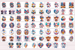 Patriotic Mug Bundle. Patriotic Mug Wrap Sublimation Product Image 2