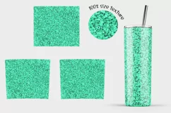 Green Blue Glitter 20 oz skinny tumbler sublimation design p Product Image 6