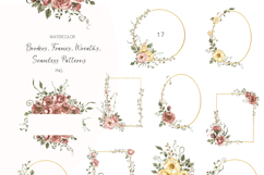 Watercolor Garden Flowers Bundle Product Image 5