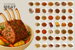 A set of 800 food images and 20 icons Product Image 5