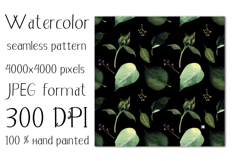 Watercolor sunflower digital paper. Seamless pattern Product Image 4