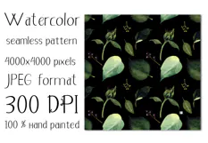Watercolor sunflower digital paper. Seamless pattern Product Image 4