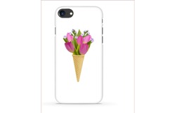 Flowers in a waffle cone Sublimation PNG Product Image 4