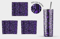 Purple Glitter Leopard 20oz Trend bright tumbler sublimation Product Image 7