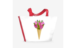 Flowers in a waffle cone Sublimation PNG Product Image 5