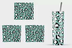 Leopard tumbler wrap 20 oz skinny tumbler sublimation design Product Image 5