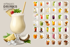 A set of 800 food images and 20 icons Product Image 8
