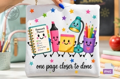 Practice Makes Progress School Clipart PNG Product Image 1