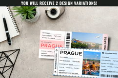 Prague Boarding Pass Canva Templates Product Image 10
