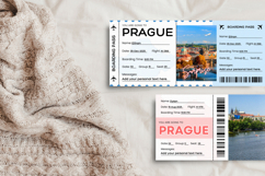 Prague Boarding Pass Canva Templates Product Image 3