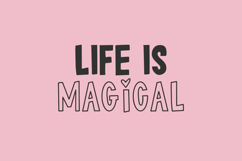 Prairie Park Sans - Font Duo - Solid and Outline Font Product Image 2