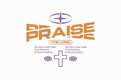Retro Christian Urban Typography T-shirt Design Bundle Product Image 8