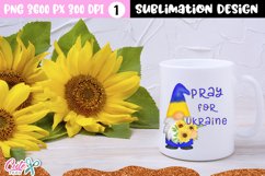 Peace for ukraine sublimation design Product Image 3