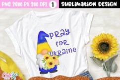 Peace for ukraine sublimation design Product Image 2