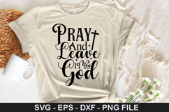 Faith Christian SVG Design - Prayer changes things Product Image 2