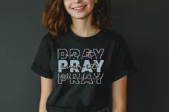 Pray On It Pray Over SVG, Christian SVG Design, Faith SVG Product Image 3