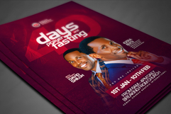 Prayer and fasting church poster template Product Image 3