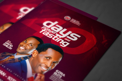 Prayer and fasting church poster template Product Image 4