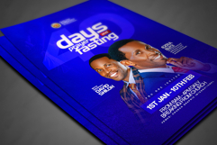 Prayer and fasting church poster template Product Image 6