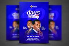 Prayer and fasting church poster template Product Image 8