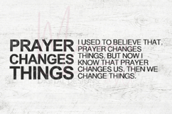 Prayer Changes Things SVG Bundle: Christian Bible Verse Product Image 4
